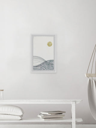 "Golden Moon" Framed Painting Print, 20"x30"