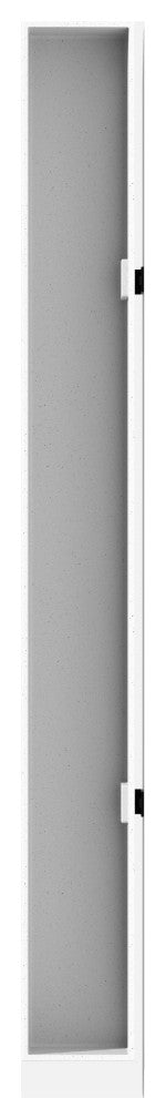 Veadek Geo Series Hanging Planter, White, 32", 1 Pack