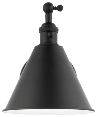 Salem Single Arm One Light Sconce, Midnight Black