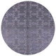 Ahgly Company Indoor Round Mid-Century Modern Area Rugs, 4' Round