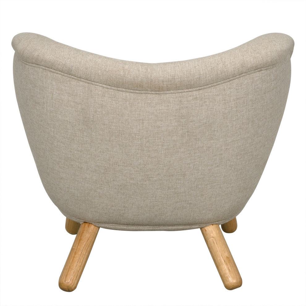 Valerie Chair With Wheat Fabric