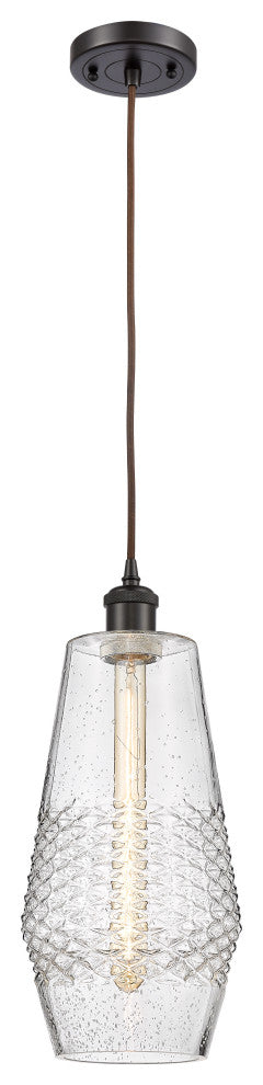 Innovations 516-1P-OB-G684-7 1-Light Mini Pendant, Oil Rubbed Bronze