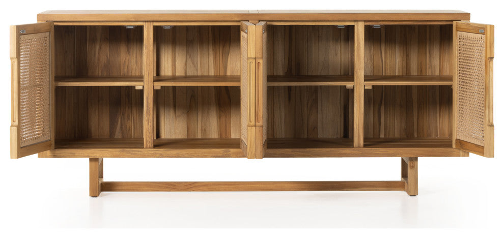 Merit Outdoor Sideboard-Natural Teak-Fsc