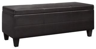 Avalon Lift Top Rectangular Storage Ottoman