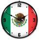 1906696 Mexican Flag Clock