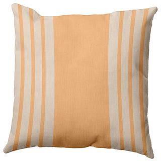 26"x26" Stripe Decorative Throw Pillow, Pale Gold