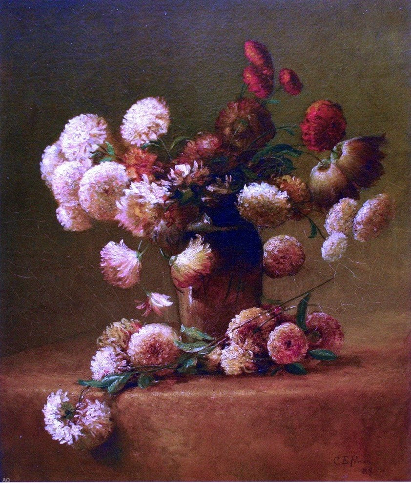 Charles Ethan Porter Chrysanthemums, 20"x25" Wall Decal Print
