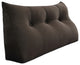 Large Reading Wedge Pillow Headboard, Bed Rest Triangular Bolster Backrest, 39x20x8