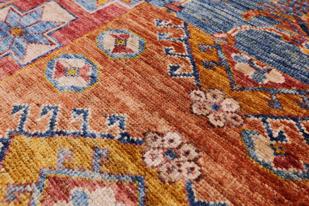 Super Kazak Handmade Wool Rug 5' 10" X 7' 8" Q11096
