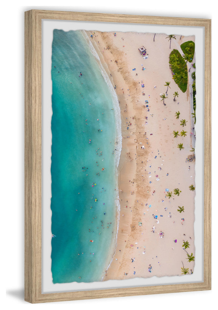 "Dreamy Destinations" Framed Painting Print, 30x45