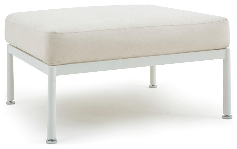 Dunes Cream Outdoor Ottoman