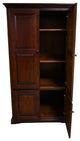 Double Wide Kitchen Pantry Cabinet, Concord Cherry