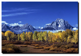 'Autumn Tetons' Canvas Art by Kurt Shaffer