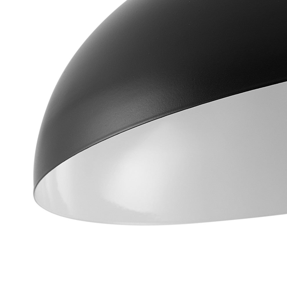 Modern 1-Light Hanging Lamp Fixture With Metal Shade