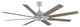 Levon 63" Ceiling Fan Matte White With Washed Pine Blades