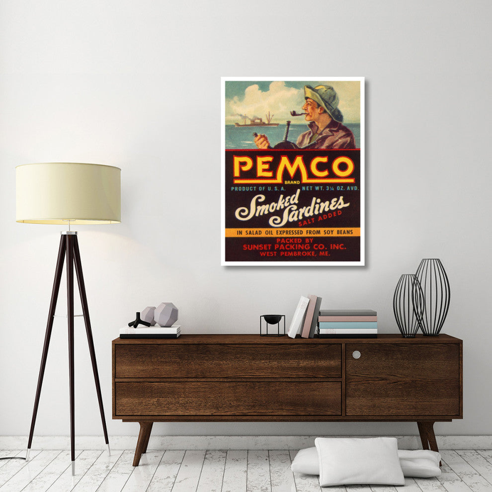 "Remco Smoked Sardines" Digital Paper Print by Retrolabel, 35"x46"