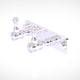 Carolina 2 Position Multi Hook, Polished Chrome