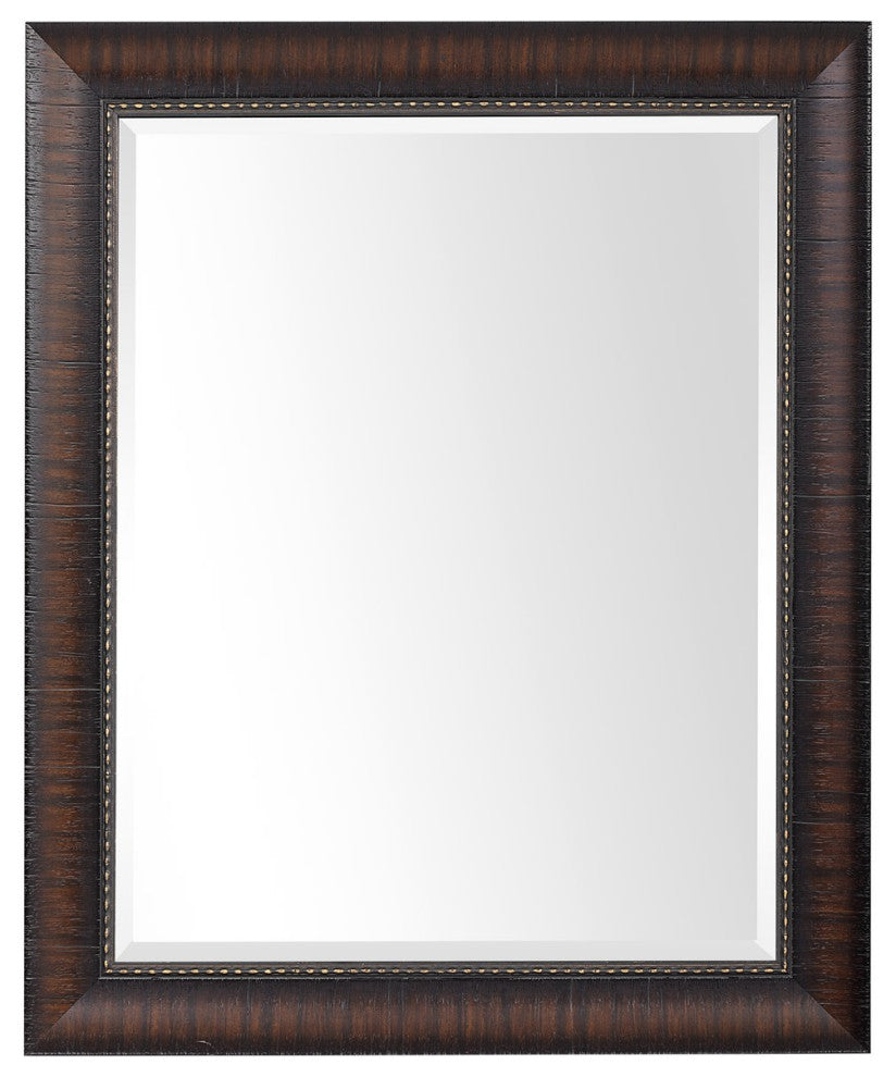 Uttermost Wythe Burnished Wood Mirror 09726
