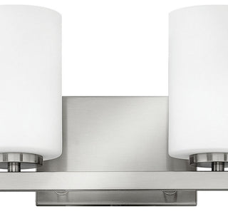 Hinkley Kyra Large Four Light Vanity, Brushed Nickel