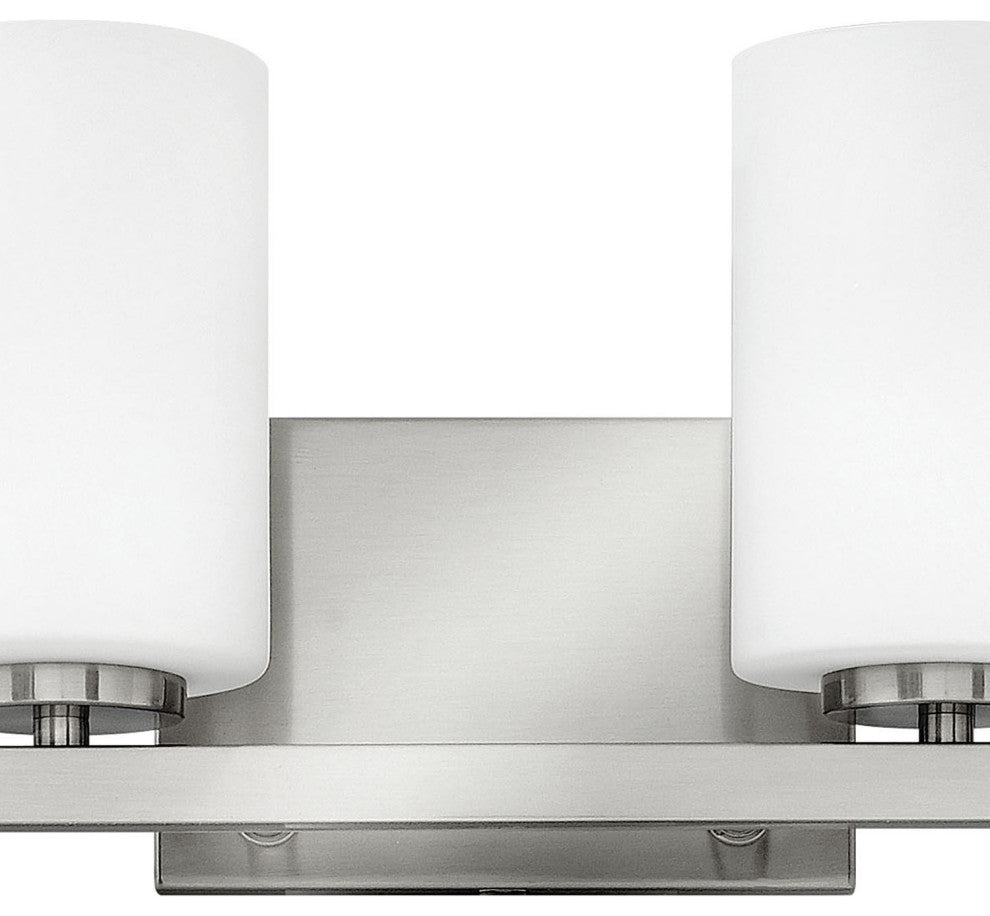 Hinkley Kyra Large Four Light Vanity, Brushed Nickel