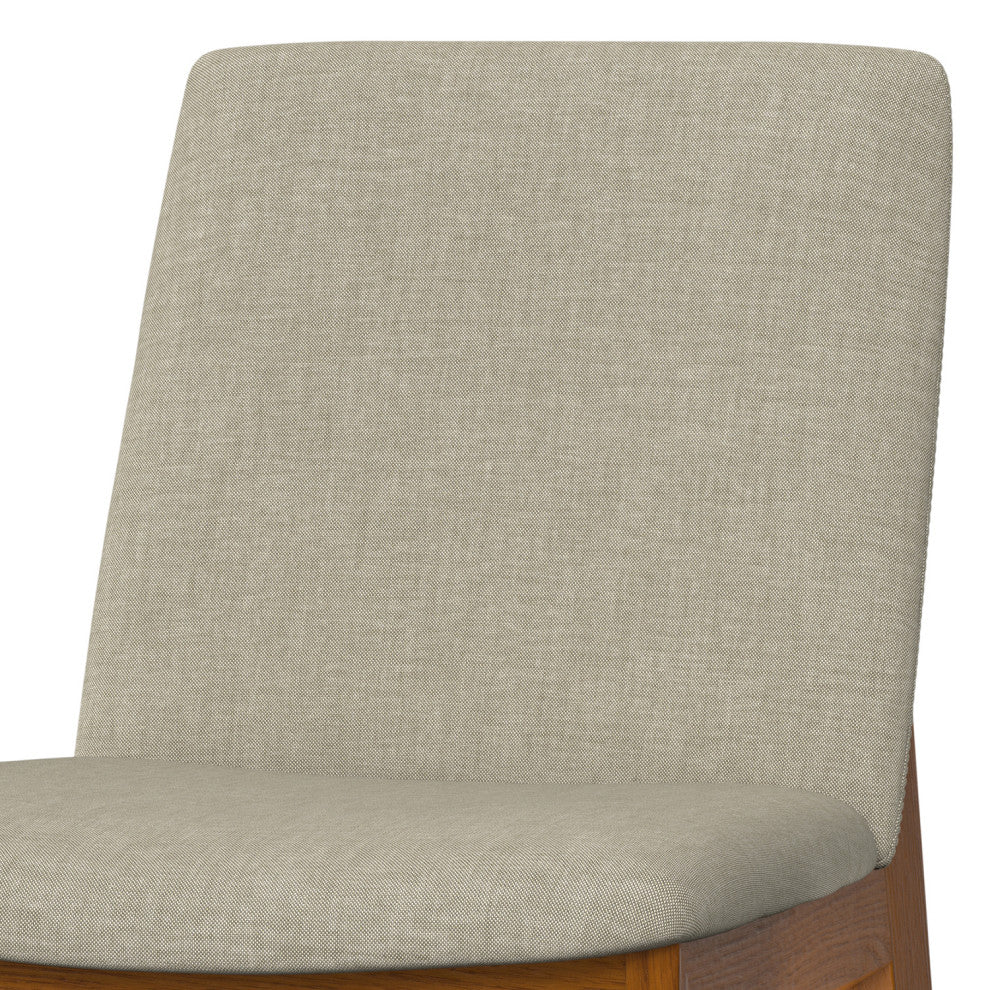 Selena Dining Chair (Set of 2) in Natural Linen Look Fabric