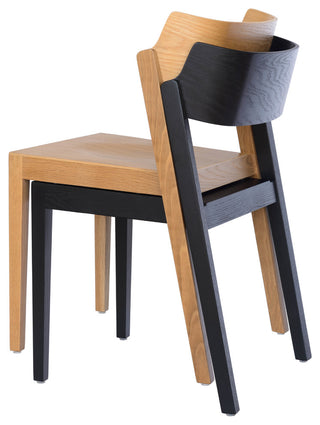 The 100 Chair, 17.75" Seat Height, Black