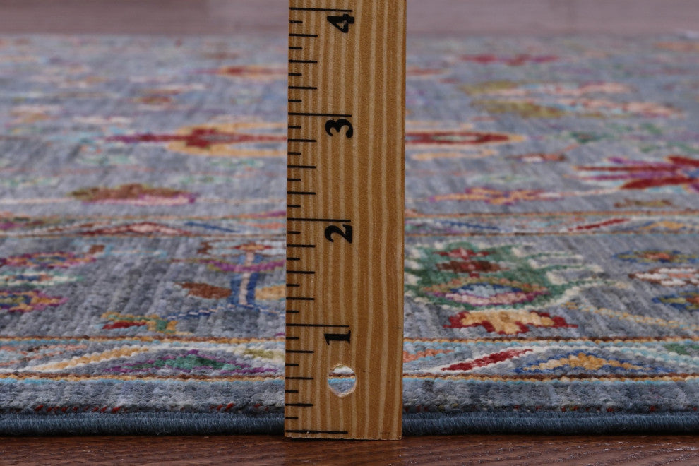 5' 5" X 7' 9" Persian Tabriz Hand Knotted Wool Rug - Q12175
