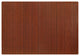 Jovert Bamboo Roll-Up Chair Mat, Dark Cherry, No Lip, 60"x48"