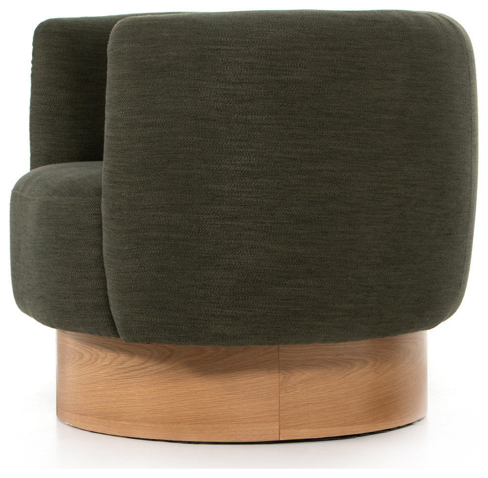 Calista Swivel Chair-Atlantis Moss