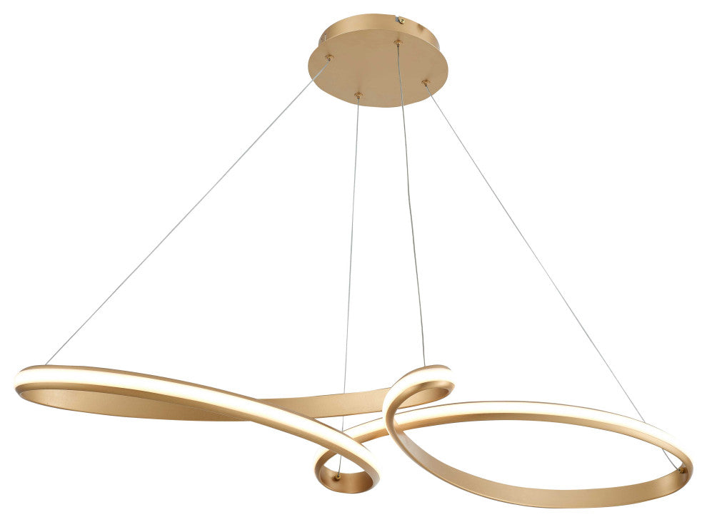 Nola Contemporary 1 Light Aged Brass White Metal Pendant
