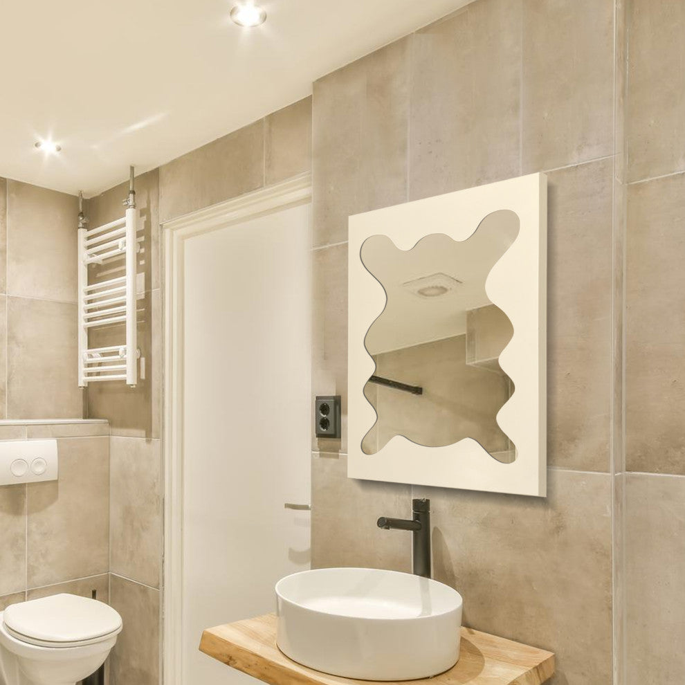 Asymmetrical Mirror, Decorative Irregular Mirror, Modern Aesthetic Mirror