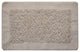 Bath Rug Cotton and Chenille Tufted, 50"x30", White, GSF 200, Pattern Lima