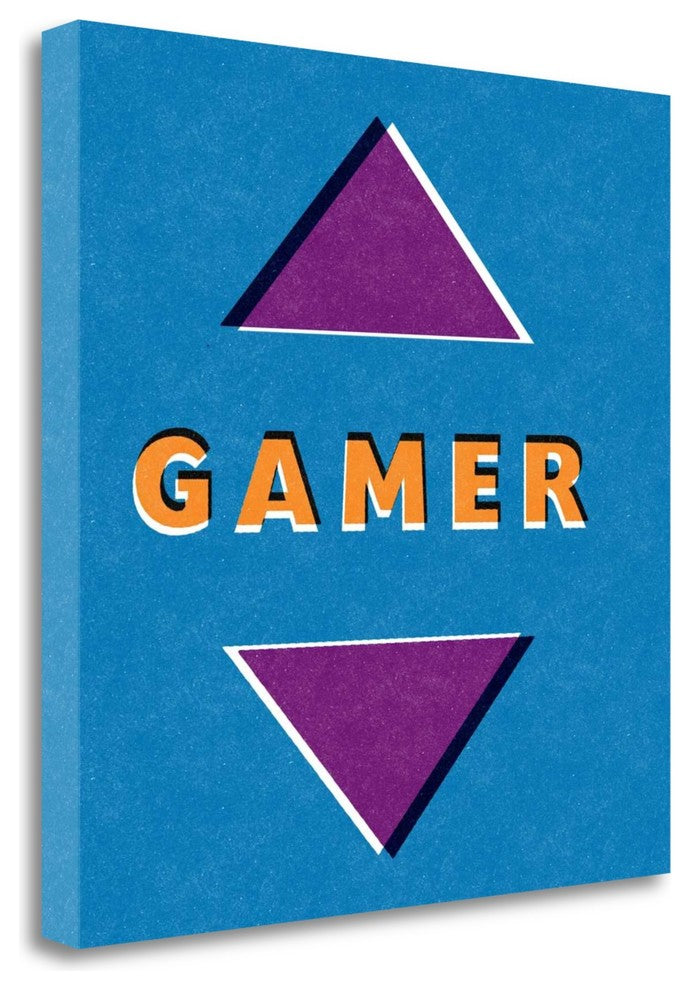 "Gamer" By Linda Woods, Giclee Print on Gallery Wrap Canvas, Ready to Hang