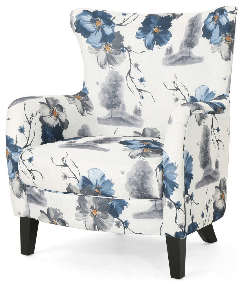 GDF Studio Oliver Contemporary Fabric Upholstered Club Chair