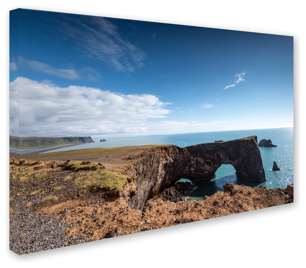 Philippe Sainte-Laudy ''Dyrholaey Cape'' Canvas Art