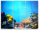 "Underwater Scene" Photography Metal Wall Art, 3 Panels, 36"x28"