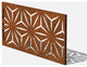 Alta Corten Steel Decorative Screen Panel, Star