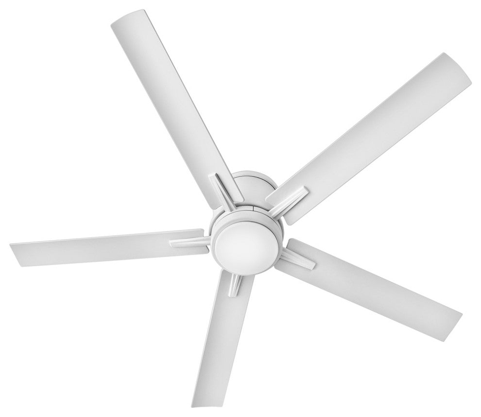 Hinkley Vail 52" Integrated LED Flush Mount Ceiling Fan, Matte White