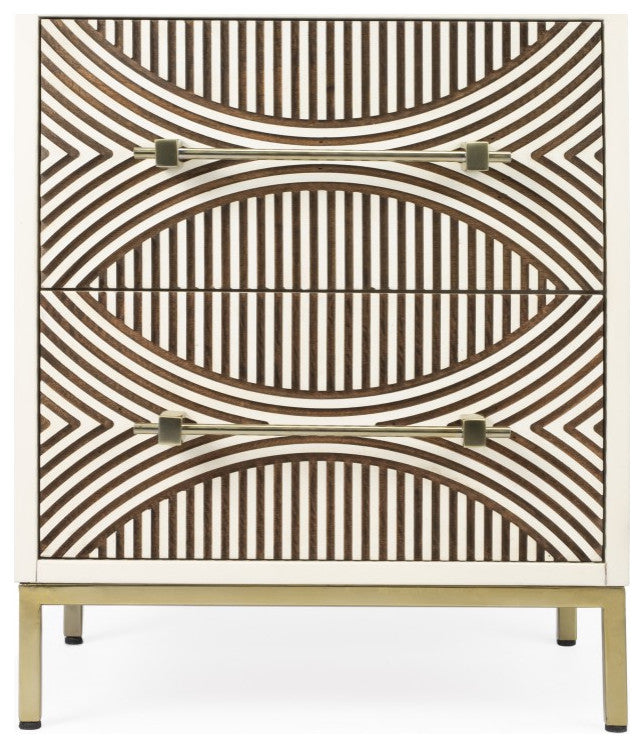Mango Wood 2 drawers Chest