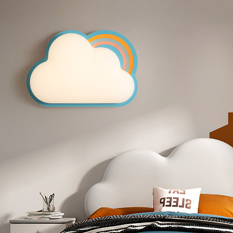 Thuin | Cloud Shaped LED Ceiling Light for kids room, Blue