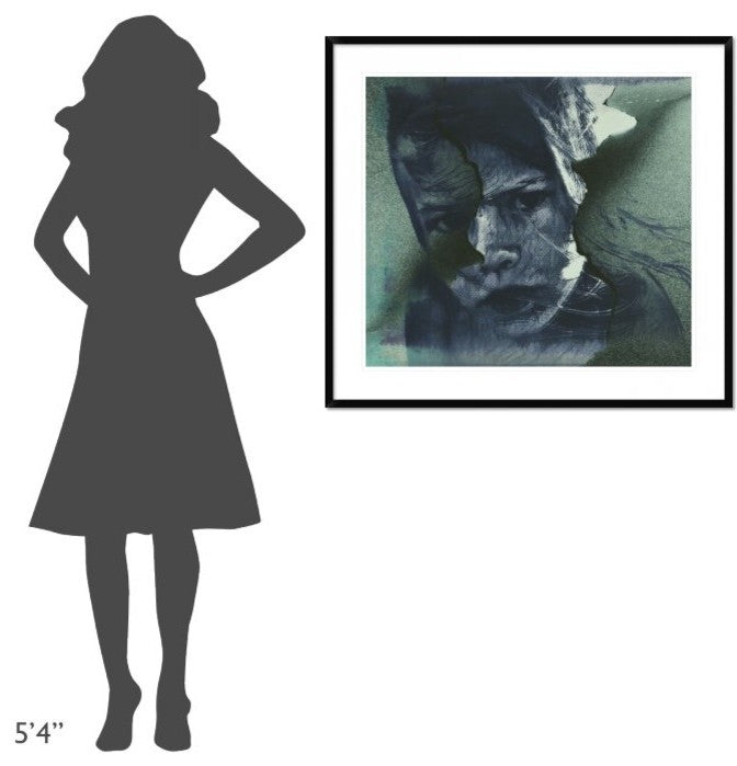 "Beginnings (Portrait )" Framed Digital Print by Dalibor Davidovic, 38x34"
