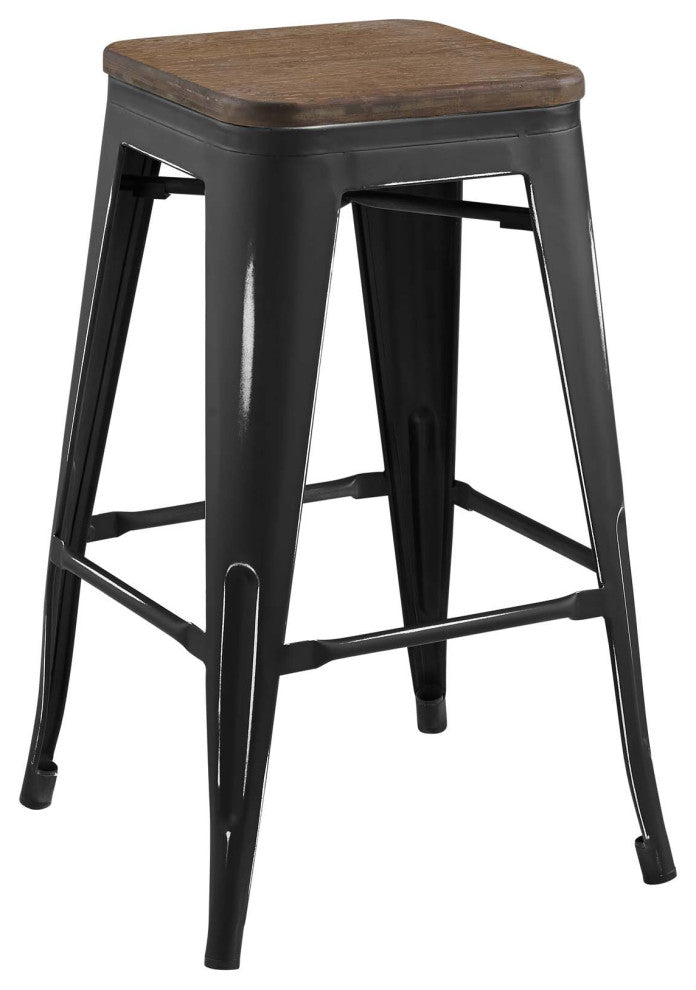 Promenade Counter Stool Set of 2-Black
