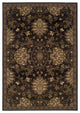 Harrison Oriental Brown and Beige Rug, 10''x13''