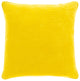 Surya Quilted Cotton Velvet QCV-008 20"x20" Pillow Cover, Mustard