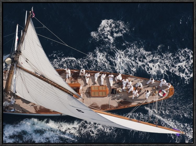 "Above Moonbeam" Framed Canvas Giclee by Marc Pelissier, 25x19"