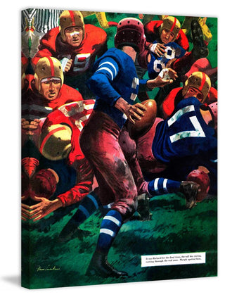 "The Golden Arm" Painting Print on Canvas by Fred Ludekens