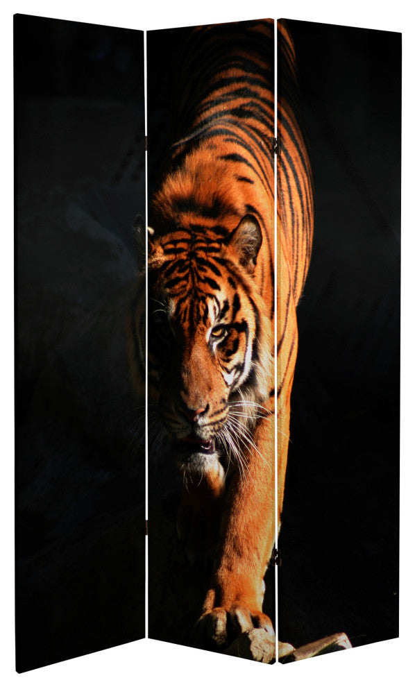 6' Tall Double Sided Tiger Room Divider