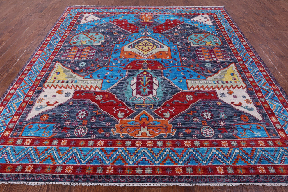 10' Square Turkish Oushak Handmade Rug - Q15587