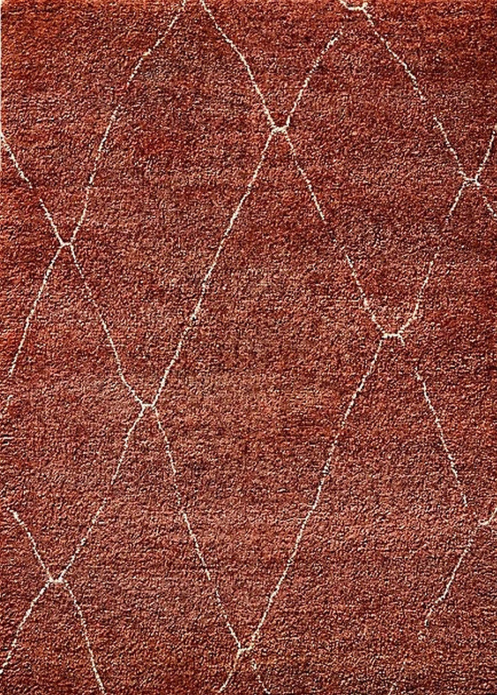Ahgly Company Indoor Rectangle Mid-Century Modern Area Rugs, 6' x 9'