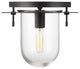 Generation Lighting, KF1051AI, Small Flush Mount, Aged Iron